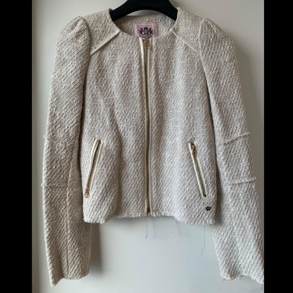 Juicy Couture BEIGE TWEED JACKET